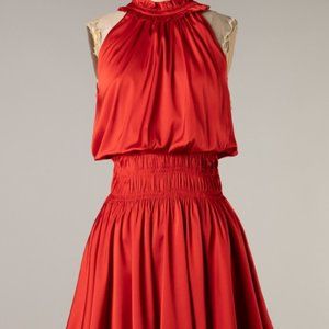 Hot red dress